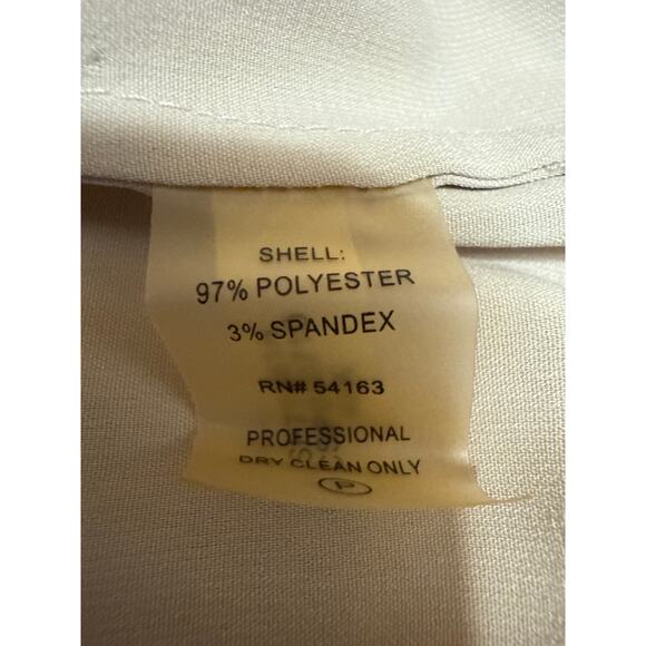 Calvin Klein Women's Beige Tan Khaki Sleeveless Notch Tank Blouse Top Size S - Picture 4 of 4